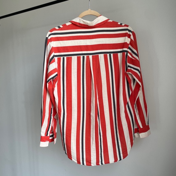 Striped Button-Up Shirt - Picture 3 of 4